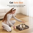 thumbnail image 3 of Cama para Perro NANUYA Ortopédica Lavable Impermeable Marrón, 3 of 7