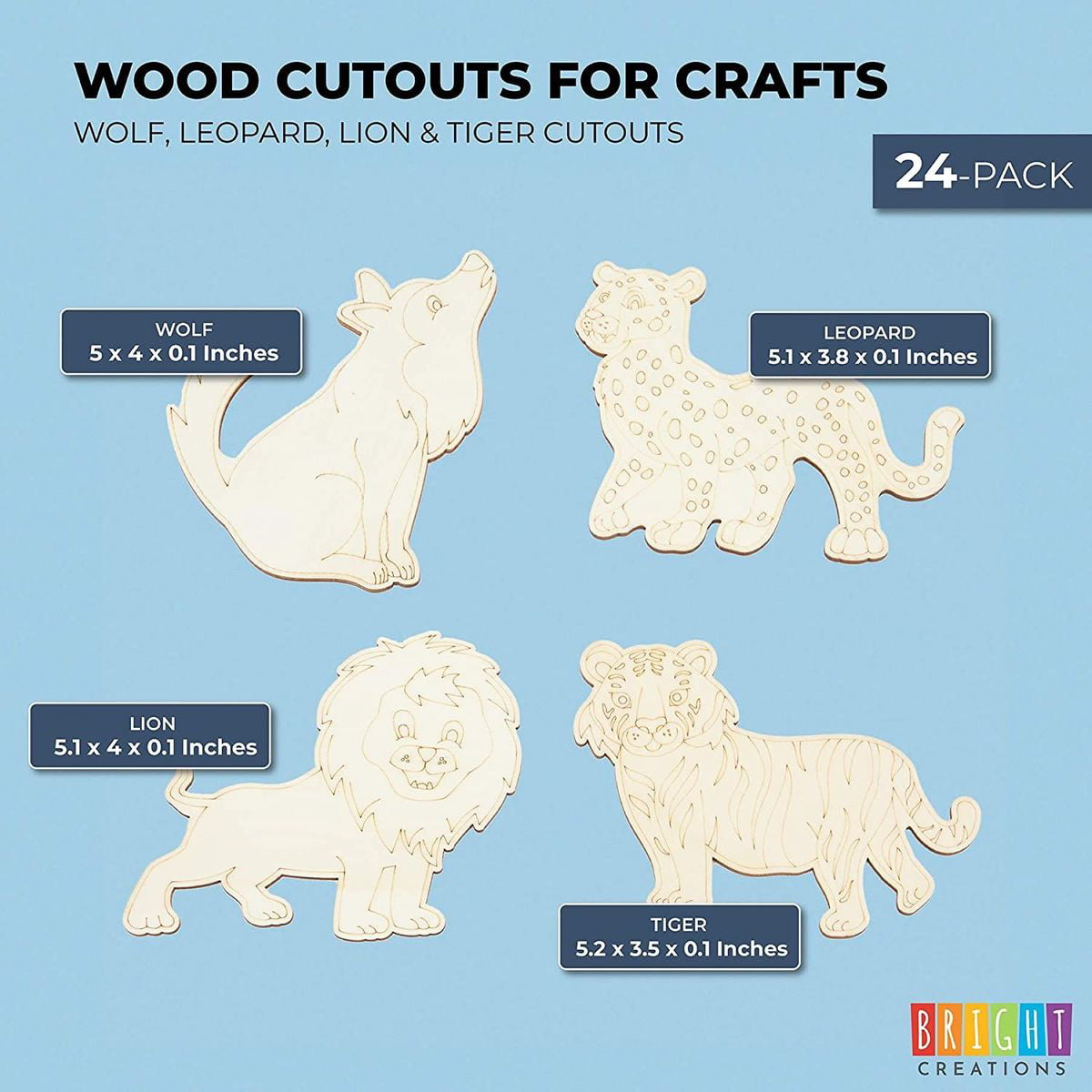  LEOGOR Multilayered Wood Animal Craft Kit - DIY Stuff