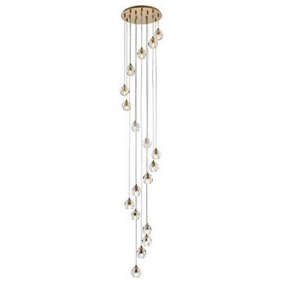Eren 18 lights Gold pendant