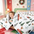 thumbnail image 4 of Manfei Farmhouse Santa Claus 7-Piece King Bedding,Western Xmas Festive King Bed in a Bag,Xmas Reversible, 4 of 7