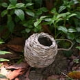 thumbnail image 5 of Bird Nest House under $5! Yannianjz 3 Pack Hanging Bird Nest House for Outside, Ball Shape, Hand Woven, Durable Sturdy, Perfect for Garden Patio Lawn Office Indoor, 5 of 9