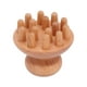 thumbnail image 1 of Masajeador De Setas De Madera, Herramientas Portátiles De Masaje De Setas Alivia El Cuero Cabelludo Ergonómico Superficie Brillante Para El Vientre Para La Cintura, 1 of 7