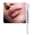 thumbnail image 2 of DHARMONAL Mini Small Lip Lip Brush Lipstick Silicone Brush Color Independent Packaging Portable Makeup Brush Covers Double Ended Makeup Brush Highlight Makeup Lids by Design Wash Brush, 2 of 9