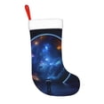 thumbnail image 2 of Fuzoiu Astronaut Print Christmas Stockings, Party Supplies & Kids Gifts,Big Xmas Stockings Decoration for Family Decorations Hanging Ornament for Xmas Holiday Party, 2 of 7