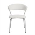 thumbnail image 4 of Eurostyle Draco  Dining Chair in White, 4 of 4