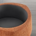 thumbnail image 6 of CHITA Storage Ottoman Set Stone-Shaped Footrest, Single in Brown, 6 of 11