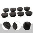 thumbnail image 2 of 8 Pcs Illets de Bureau, Illets d'Ordinateur, Couvercles de Trous de Fil, Organisateur de Fil Rond Noir, 2 of 9