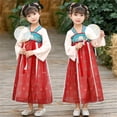 thumbnail image 2 of LNMQLPDBS Sun Dresses Goth Long Sleeve Dress Long Dresses for Girls 2t Girls Clothes Fall/ Winter 6 Month Girl Clothes Toddler Girl 2t Best 50 Dollar, Red 6-7 Years, 2 of 7