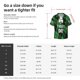thumbnail image 5 of Balery St Patrick's day Camisa Casual de Manga Corta con Botones para Hombre, Texturizada, Estilo Cubano, para Playa, Verano-4X-Large, 5 of 5