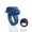 Blue, variant on Screaming O Switch Silicone Rechargeable Vibrating Penis Ring with Remote Control, Black