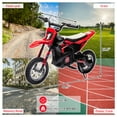 thumbnail image 7 of EastVita 24V 250W Electric Off-Road Motorcycle, Kids‘ Fast Speed Ride on Motocross Toys for Kids Age 8+ Red, 7 of 7