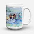 thumbnail image 2 of Carolines Treasures 7244CM15 Papillon Coffee Mug 15 oz 15 ounce multicolor, 2 of 5