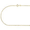 thumbnail image 2 of 10K Yellow Gold 1.40mm Oval Link Cable Chain Fancy Italian Necklace 24 Inch, 2 of 7