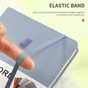 Password Keeper Book with Alphabetical Tabs for Seniors, Notebook Internet Website Address Log in Detail,B