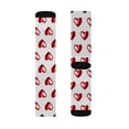 thumbnail image 3 of Red Heart Sublimation Socks, Valentines Day Sock, Heart Socks, 3 of 4