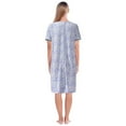 thumbnail image 2 of Xmarks Delivery/Labor/Nursing Nightgown Women's Maternity Hospital Gown/Sleepwear for Breastfeeding, Gray, US 6, 2 of 13