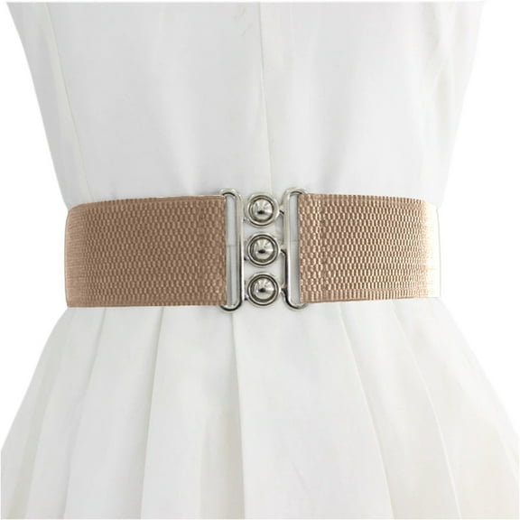 Hauaitttt Stylish Elastic Belt for Women Versatile Seasonal Accessory Suitable for Dresses and Casual Wear Shinny Belt Bx54 Belt Men Big and Tall Belt Men Belts Comfort Clip Belt Dark Mens Dress Belt