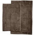 thumbnail image 1 of Ensemble de Tapis de Bain en Coton 2 Pcs Charbon, 1 of 1