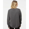 thumbnail image 3 of Independent Trading Co. Women's California Wave Wash Crewneck Sweatshirt PRM2000 Shadow XS, 3 of 5
