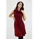 thumbnail image 5 of Vestido tejido cuello cascada Roman Fashion /Juvenil, 32162 (Vino) vino M, 5 of 6