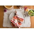 thumbnail image 4 of Contemporary Home Living Fringed Rectangular Cotton Placemats - 19" - Gray - Set of 6, 4 of 5