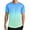 Gradient Blue Green, variant on Men's and Big Men's Athletic Core T-Shirt Quick Dry Moisture Wicking Short Sleeve Shirt Workout Running T-Shirt Grid Gradient Blue Green,Sizes S-3XL