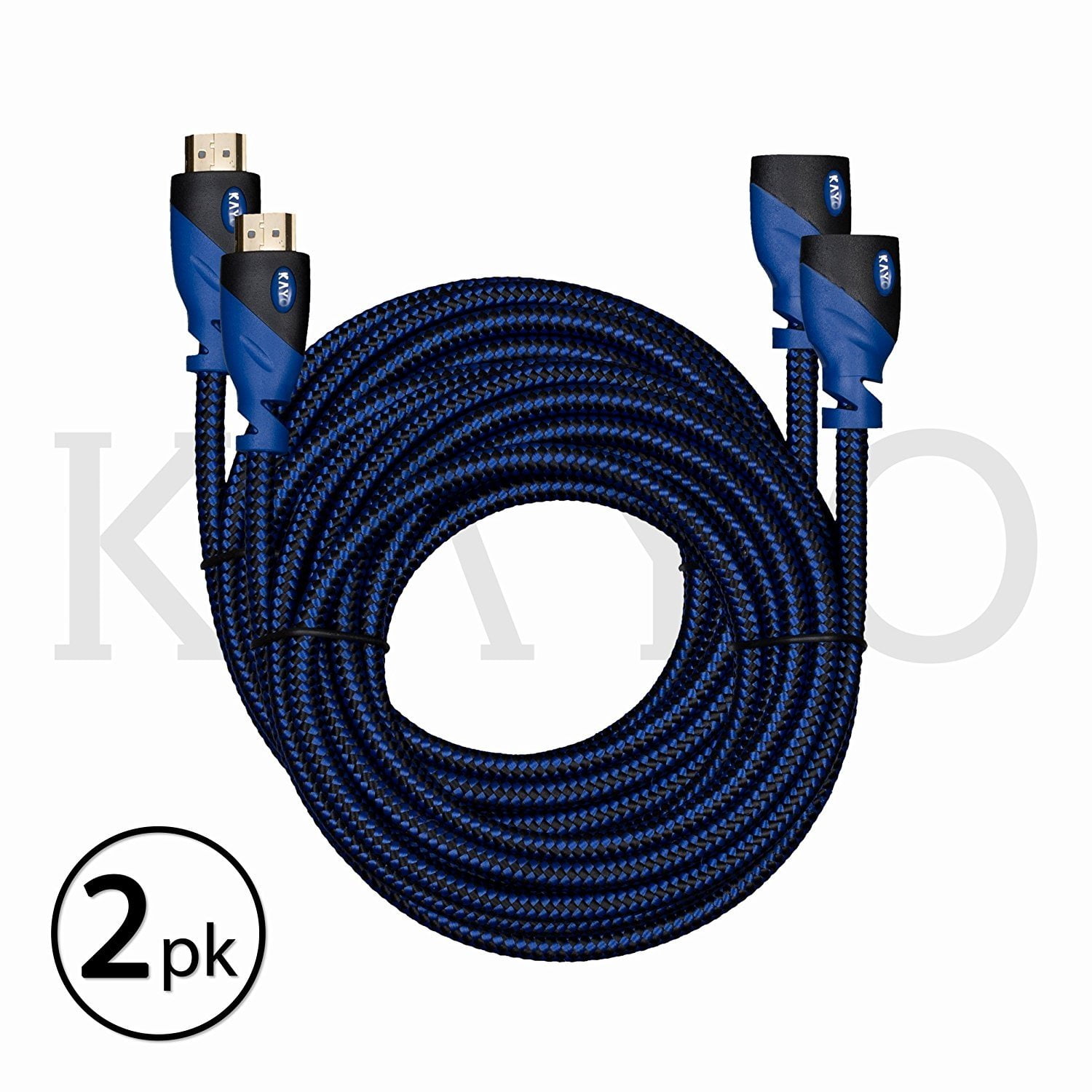 HDMI Extender Male to Female, Extension Cable KAYO HighSpeed HDMI Cable (2.0b) Supports