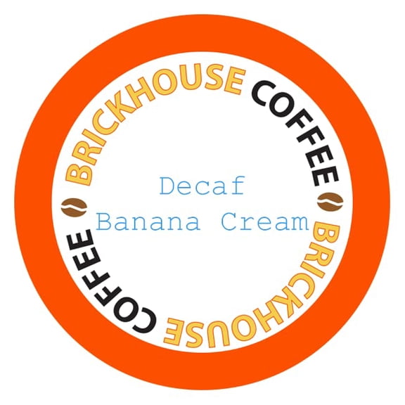 Brickhouse Single Serve Coffee, 120 Count, Decaf Banana Cream