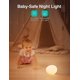 thumbnail image 2 of Luz nocturna para niños con función regulable que cambia de color con temporizador de control táctil recargable blanco, 2 of 5