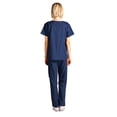 thumbnail image 4 of Dagacci Uniforme Médico Mujer y Hombre Conjunto Médico Unisex Top y Pantalón Médico Azul Marino L, 4 of 5