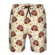 thumbnail image 3 of Fotbe Fall Turkey Trajes de Baño Estampados para Hombre, Shorts de Verano de Secado Rápido, Ropa de Playa, Bañadores-XX-Large, 3 of 6