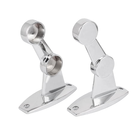 25mm Dia Ceiling Wall Mount Double Towel Rod Bar Rack Bracket 1Pair |  Walmart Canada