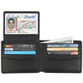 thumbnail image 4 of Billetera HIMI de piel auténtica con bloqueo RFID para hombre, 4 of 7