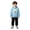 Light Blue-D, variant on Halloween Hoodie Girls Boys Long Sleeve Loose Fit Printed Sweatshirt with Pocket Winter Outerwear