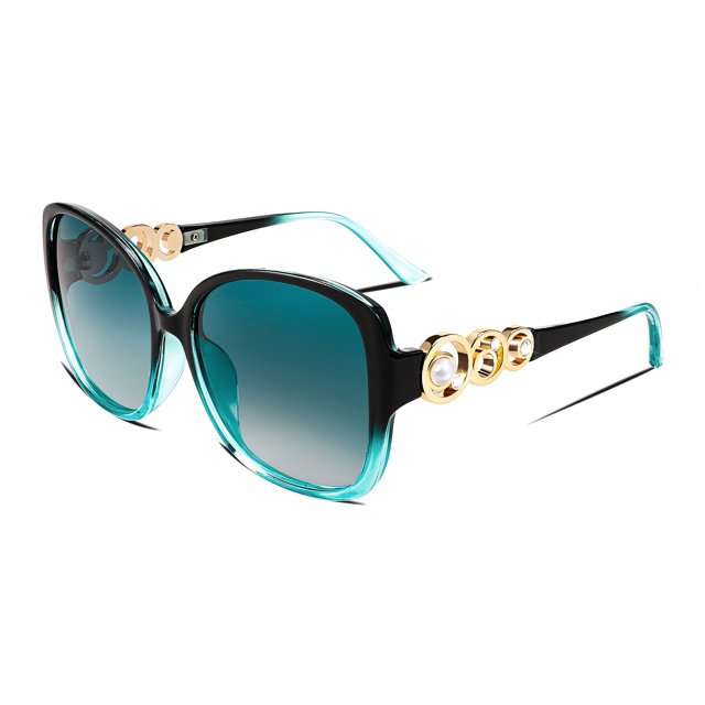 Gafas de Sol FEISEDY para Mujer de Moda, Cuadro Cuadrado Sobredimensionado y Polarizadas