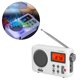 thumbnail image 1 of Radio portátil, pantalla LCD AM / FM, grande, enchufe para auriculares, ligero para viajes de oficina en hogar para personas mayores, 1 of 10