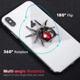 thumbnail image 2 of Phone Ring Holder Animal 360 Rotation Finger Ring Kickstand with Polished Metal Phone Grip for iPhone Samsung LG Sony HTC Royal Red, 2 of 7