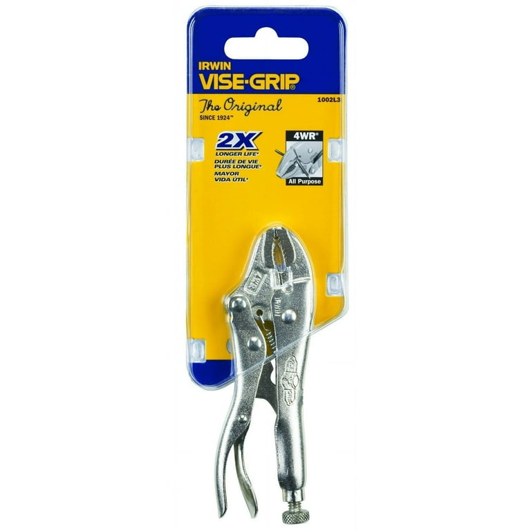 IRWIN VISE-GRIP Original Locking Pliers with Wire Cutter, Curved Jaw,  7-Inch (702L3)