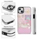 thumbnail image 3 of Funda tipo cartera Melody para iPhone 14 Plus con tarjetero, tapa trasera tipo libro de piel sintética con función atril, ranuras para tarjetas, cierre magnético doble, antigolpes., 3 of 6