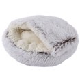 thumbnail image 3 of Warming Round Cat Bed,Round Cat Bed Soft Warming Cushion Cat Bed Round Cat Bed Elevated Design, 3 of 9