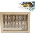 thumbnail image 4 of Birdeem Money Box for Cash,Wooden Storage Box,Wooden Money Box with Money and Numbers with Counter Crafts Portable Storage Case Money Saving Box for Adults Child,Money Saving Box,Money Saving Box, 4 of 4