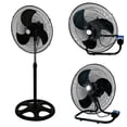 thumbnail image 1 of Ventilador 18 Pulgadas Negro Pedestal Piso Pared 3 En 1 LámparaYa Artfan V8832-1 / 3 en 1 Negro / Ventilador de Pie, 1 of 6
