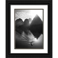 thumbnail image 1 of Massetti, Fabrizio 14x18 Black Ornate Wood Framed with Double Matting Museum Art Print Titled - Fisherman at Sunrise, 1 of 4