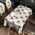 thumbnail image 6 of White Cow Engineer Pattern Rectangle Tablecloth 60"x120",Waterproof Polyester Rectangle Table Cloth, Wipeable Spillproof Polyester Tablecloth for Dining, Camping, Indoor and Outdoor, 6 of 6