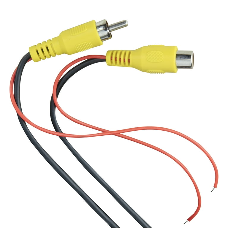 Scosche RCAV25TW 25 Ft. RCA Extension Cable and Connector for Back Up  Cameras 