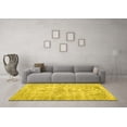 thumbnail image 3 of Ahgly Company Machine Washable Indoor Rectangle Persian Yellow Traditional Area Rugs, 3' x 5', 3 of 4