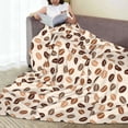 thumbnail image 6 of Fuzoiu Cute Coffee Bean Print Print Ultra-Soft Micro Fleece Blanket,All Seasons Flannel Throw, Lightweight Blanket for Bed, Sofa, Couch, Movie Night, Camping, and Travel-40"x30", 6 of 7