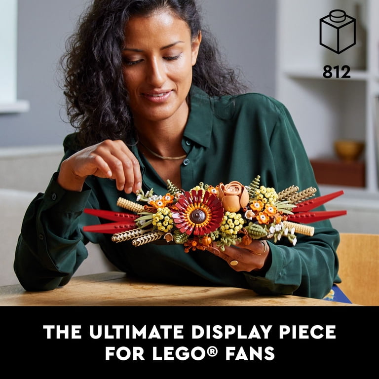 LEGO Icons Dried Flower Arrangement, Botanical Collection Crafts