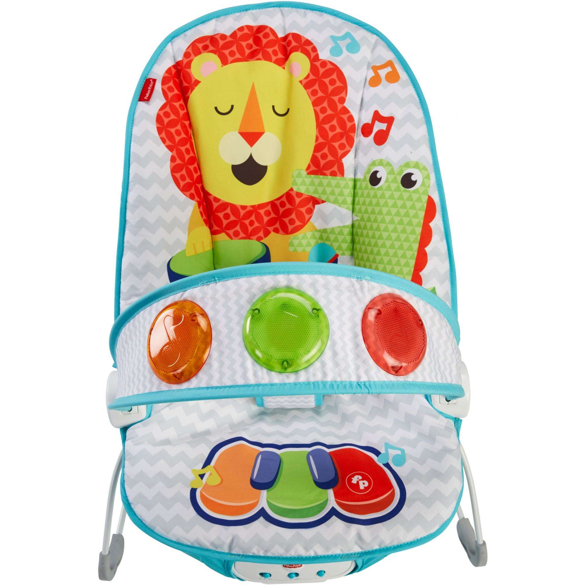 kick and play musical bouncer