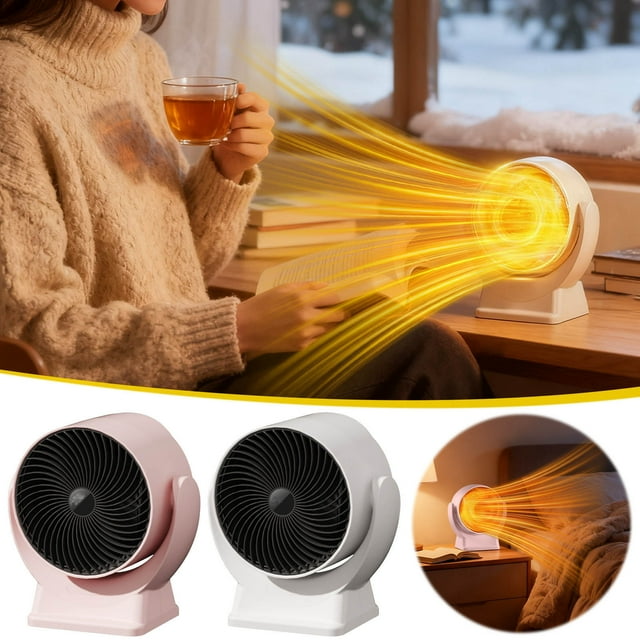 Calefactor Compacto de Bajo Consumo | Certificación Según Estándares Estadounidenses | 600 W de Potencia | Portátil y Seguro | Fabricado En Abs | 220 V